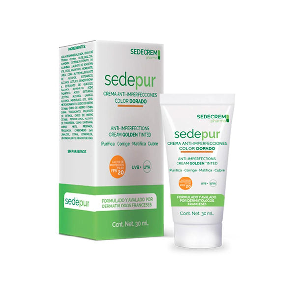 SEDEPUR CREMA COLOR DORADO FPS 20